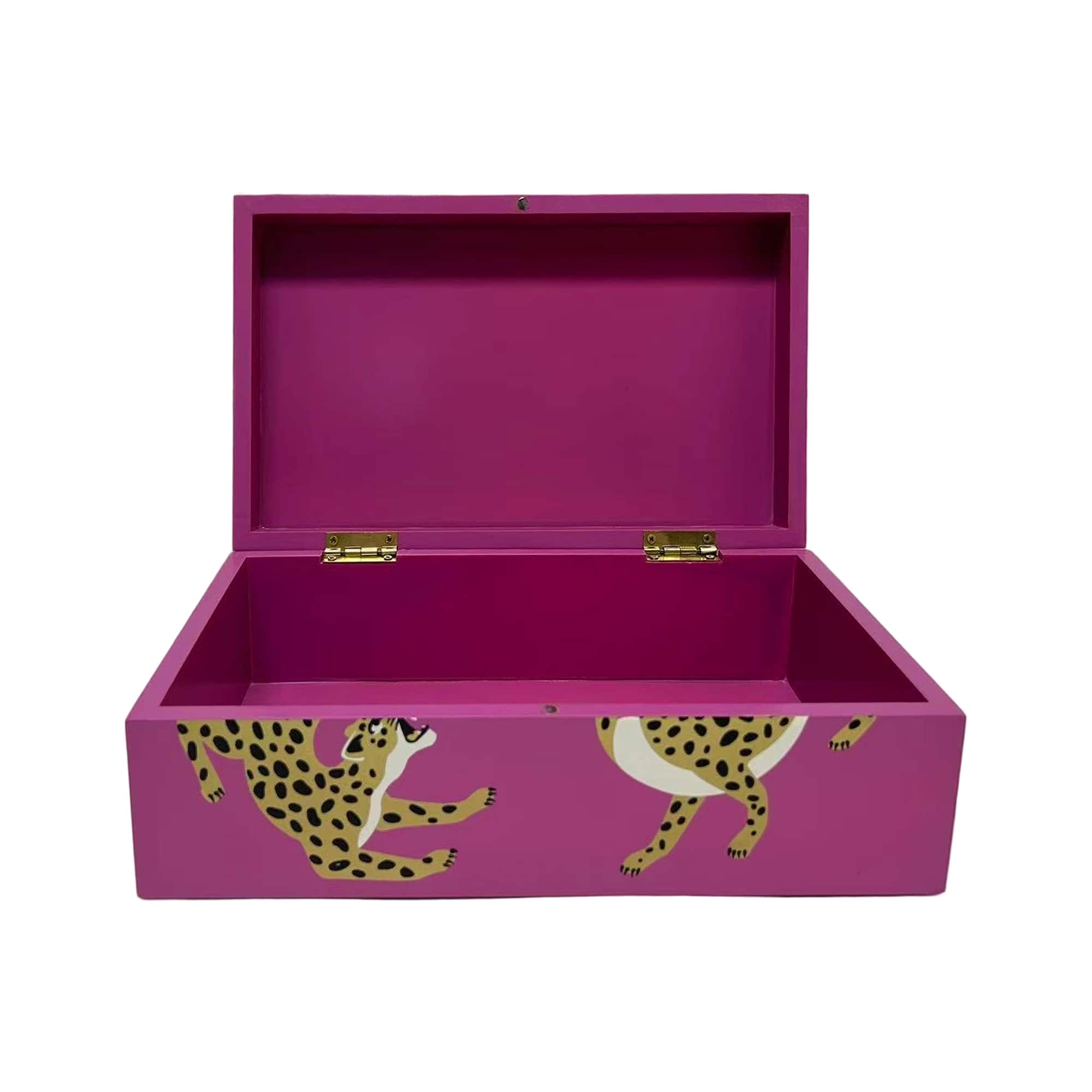 Small Jungle Cat Decorative Box by Ashland®